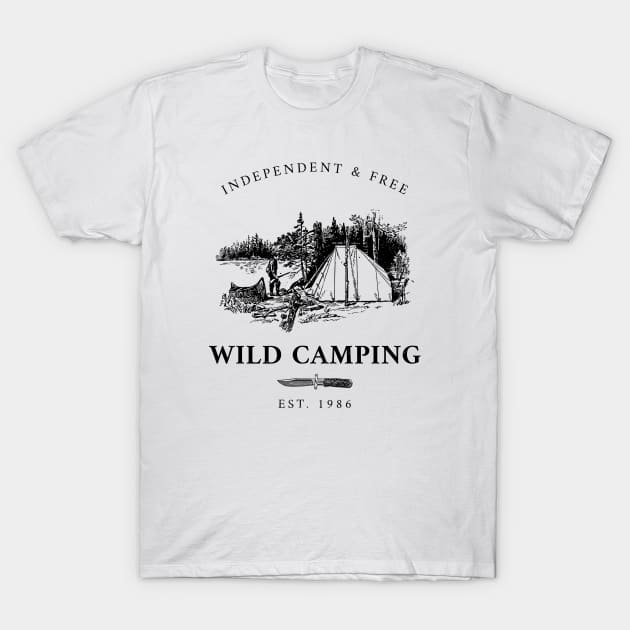 Wild Camping T-Shirt by Pacific West